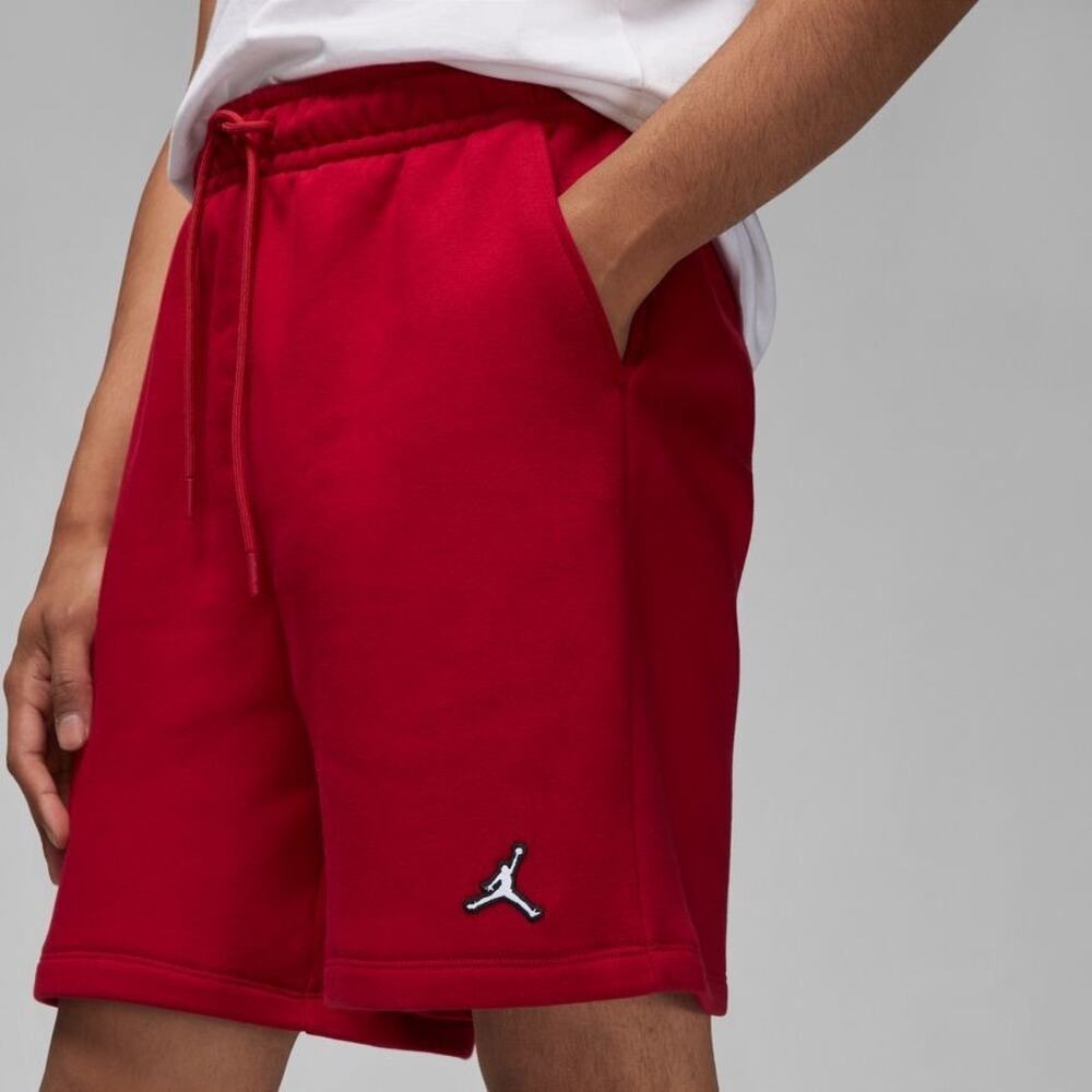 Nike Air Jordan Shorts Mens Small Fleece Sweats Basketball Athletic Gym Logo Red